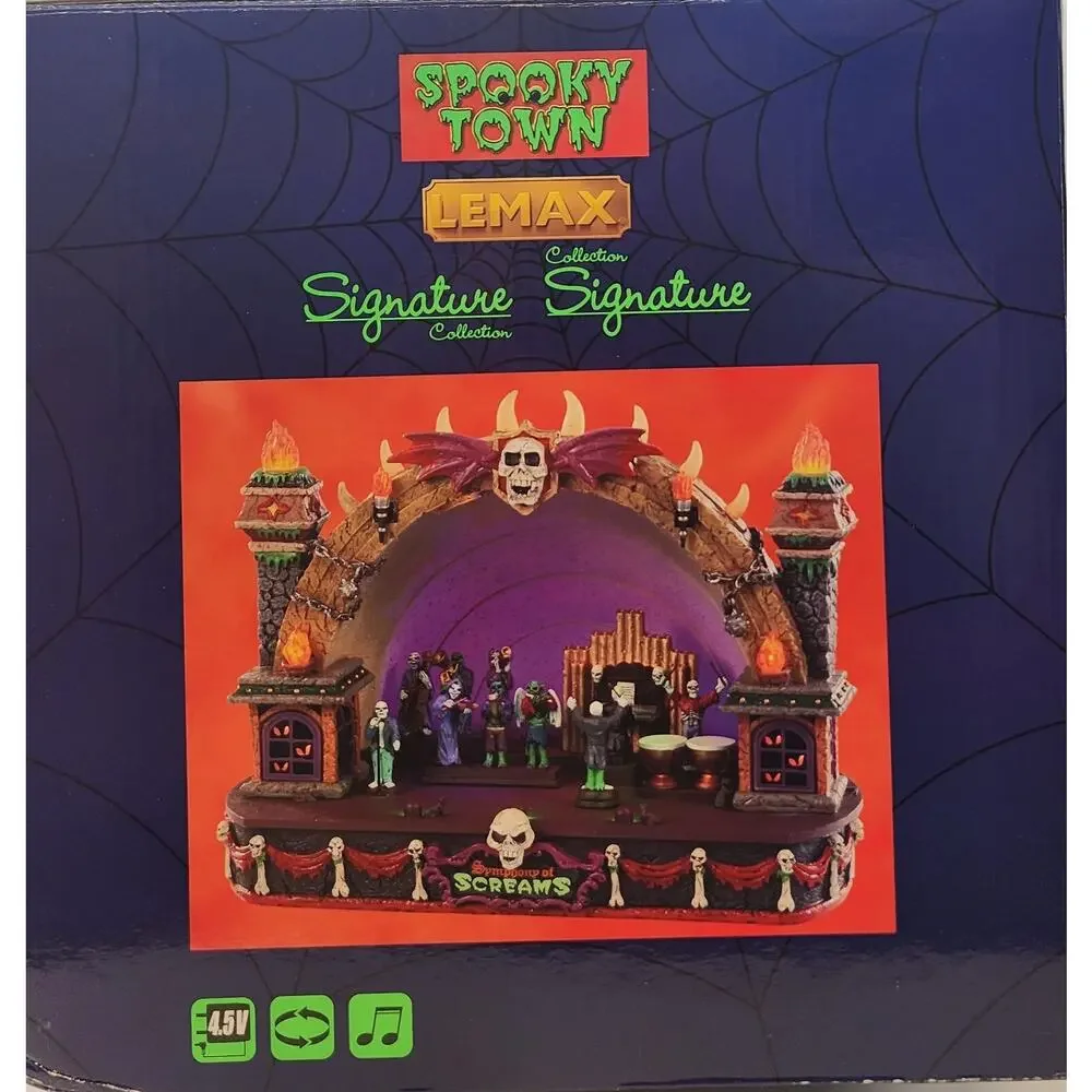 Halloween Lemax Spooky Town 2018 Symphony Of Screams 85303MC NEW